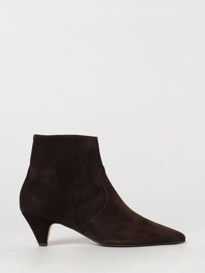 Anna F . Shoes Woman Color Dark In Brown