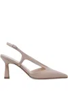 Anna F Slingback Pointed-toe Pumps In Neutral