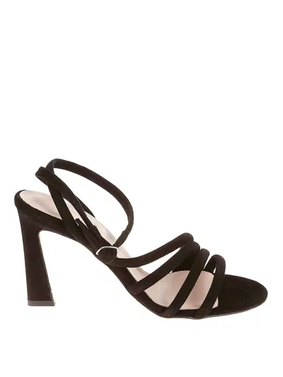 Anna F Sandalias Negras In Brown