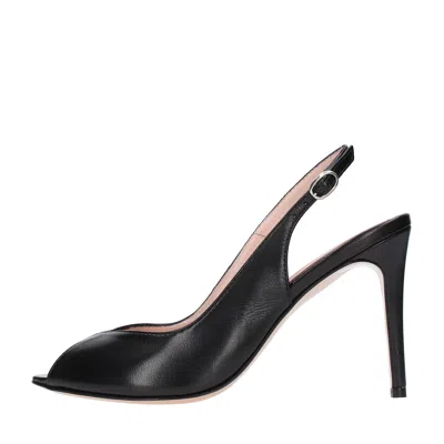 Anna F . With Heel Black In Nero Neri E Grigi