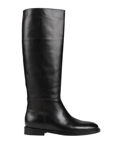 Anna F . Woman Boot Black Size 10 Leather
