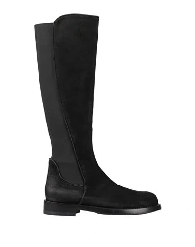Anna F . Woman Knee Boots Black Size 9 Soft Leather