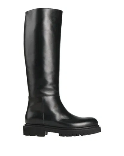 Anna F . Woman Boot Black Size 6 Leather