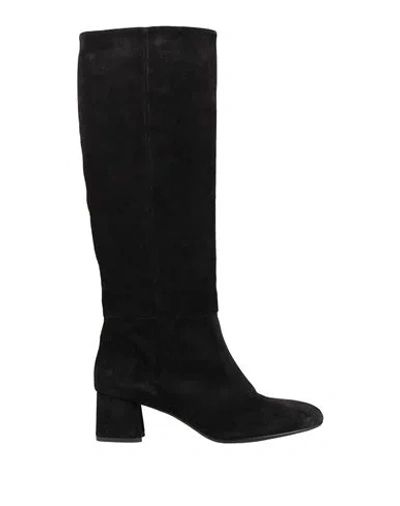 Anna F . Woman Boot Black Size 6 Leather