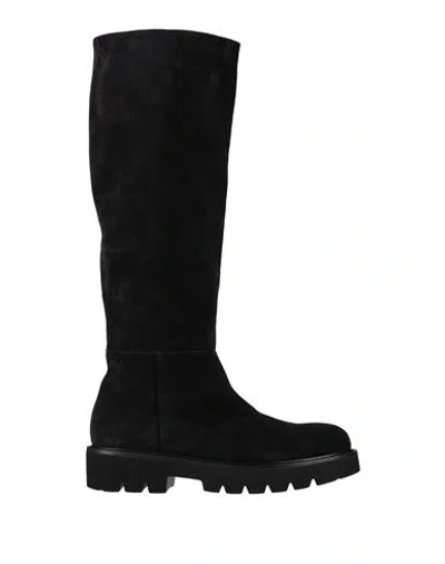 Anna F . Woman Boot Black Size 8 Leather