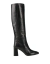 Anna F . Woman Boot Black Size 8.5 Leather In Black