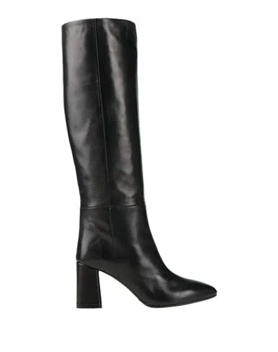 Anna F . Woman Boot Black Size 8.5 Leather