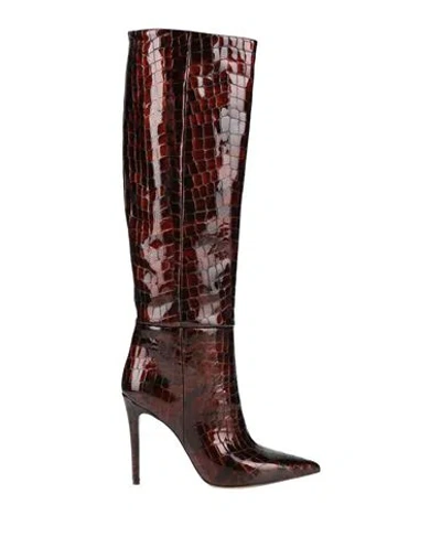 Anna F . Woman Boot Dark Brown Size 6 Leather
