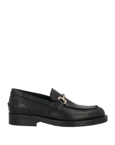 Anna F . Woman Loafers Black Size 7 Leather