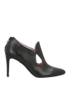 Anna F . Woman Pumps Black Size 7 Leather In Black