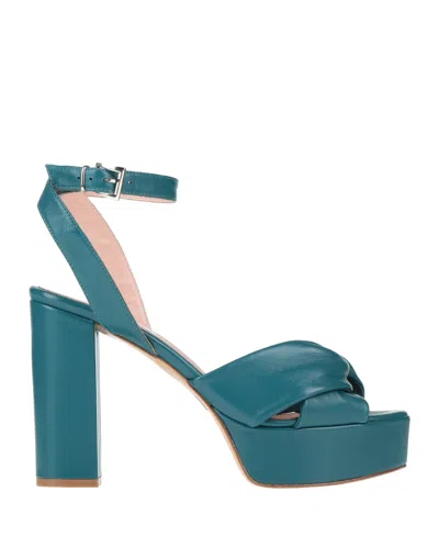 Anna F Sandals In Green