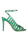 Anna F Sandals In Green