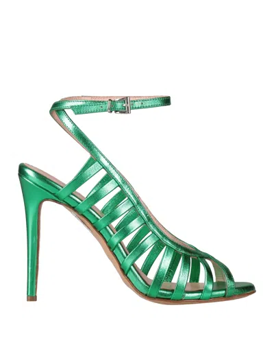 Anna F Sandals In Green