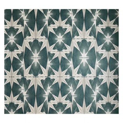 Pre-owned Anna Hayman Wanderlust Teal Wallpaper In Green
