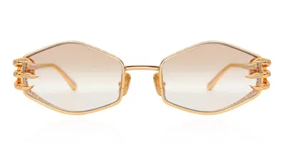 Anna-karin Karlsson Claw Plume - Gold Sunglasses