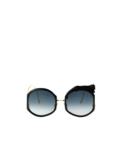 Anna-karin Karlsson Decorative Detail Sunglasses In Multicolor