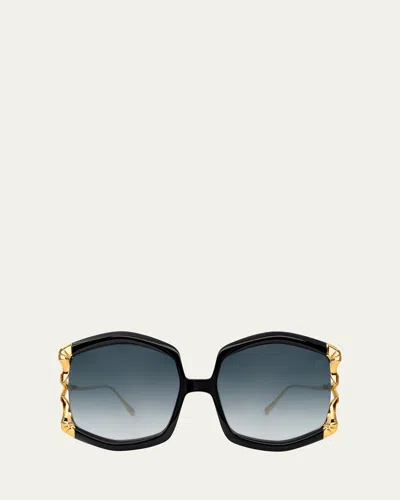Anna-karin Karlsson La Vie En Rose Sunglasses In Black