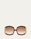 Anna-karin Karlsson La Vie En Rose Sunglasses In Honey Tortoise