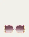 Anna-karin Karlsson La Vie En Rose Sunglasses In Pink