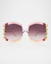 Anna-karin Karlsson La Vie En Rose Sunglasses In Pink