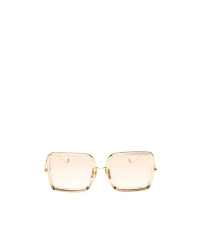 Anna-karin Karlsson Logo Printed Sunglasses In White