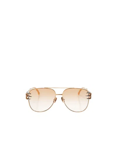 Anna-karin Karlsson Logo Sunglasses In Nude
