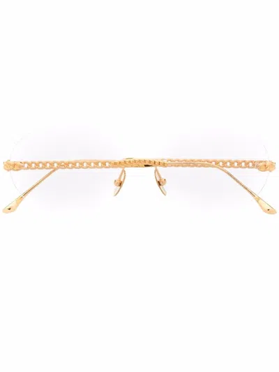 Anna-karin Karlsson Round-frame Glasses In Gold