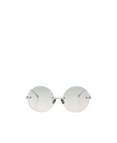 Anna-karin Karlsson Round Sunglasses In White