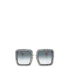 Anna-karin Karlsson Square Frame Sunglasses In Gray