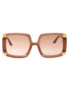 Anna-karin Karlsson Anna Karin Karlsson Caramel Acetate Sunglasses In Brown