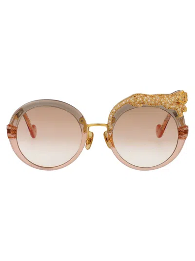 Anna-karin Karlsson Anna Karin Karlsson Sunglasses In Gold