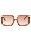 Anna-karin Karlsson Anna Karin Karlsson Caramel Acetate Sunglasses In Brown