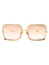 Anna-karin Karlsson White Moon Square Acetate Sunglasses