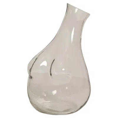 Pre-owned Anna Karlin Boobs Decanter, Clear In Gray