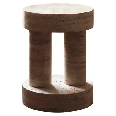 Pre-owned Anna Karlin Bump Table, Shape D In Brown