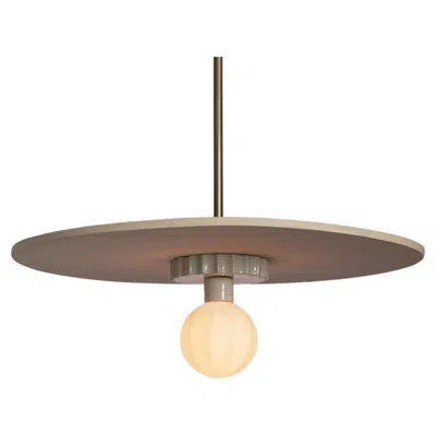 Pre-owned Anna Karlin Ceramic Pendant, Large In Brown