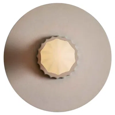 Pre-owned Anna Karlin Ceramic Sconce, Large In Sand
