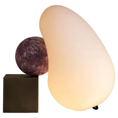 Pre-owned Anna Karlin Dimple Lamp In Orange