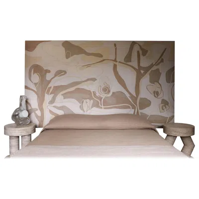 Pre-owned Anna Karlin Field Headboard - Neutral In Brown