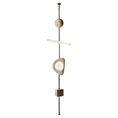 Pre-owned Anna Karlin Form Light, Travertine In Gold