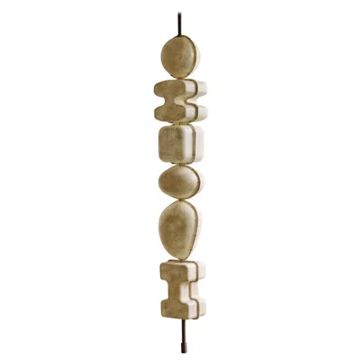 Pre-owned Anna Karlin Lantern Stack In Brown