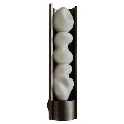 Pre-owned Anna Karlin Triplet Sconce In Transparent