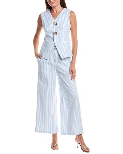 Anna Kay 2pc Athens Striped Top & Pant Set In Multi