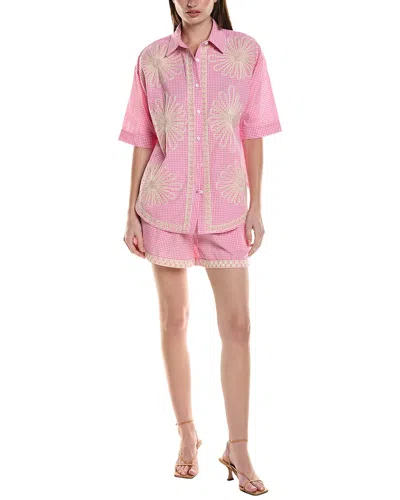 Anna Kay 2pc Lorixa Top & Short Set In Pink