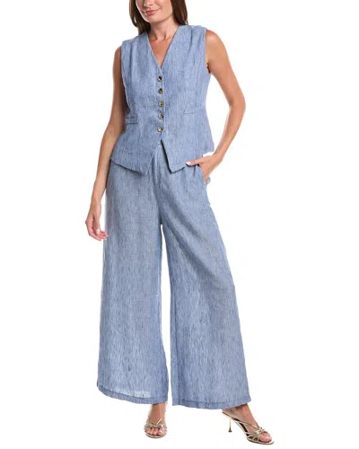 Anna Kay 2pc New York Top & Pant Set In Blue
