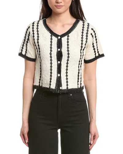 Anna Kay Adinna Cashmere-blend Top In Neutral