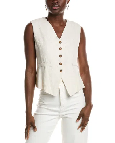 Anna Kay Alencianna Vest In White