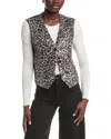 Anna Kay Amadea Leo Vest In Gray