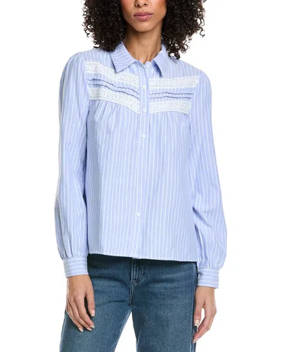 Anna Kay Amy Fleur Shirt In Blue