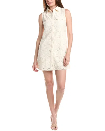 Anna Kay Aqua Lace Mini Dress In Neutral